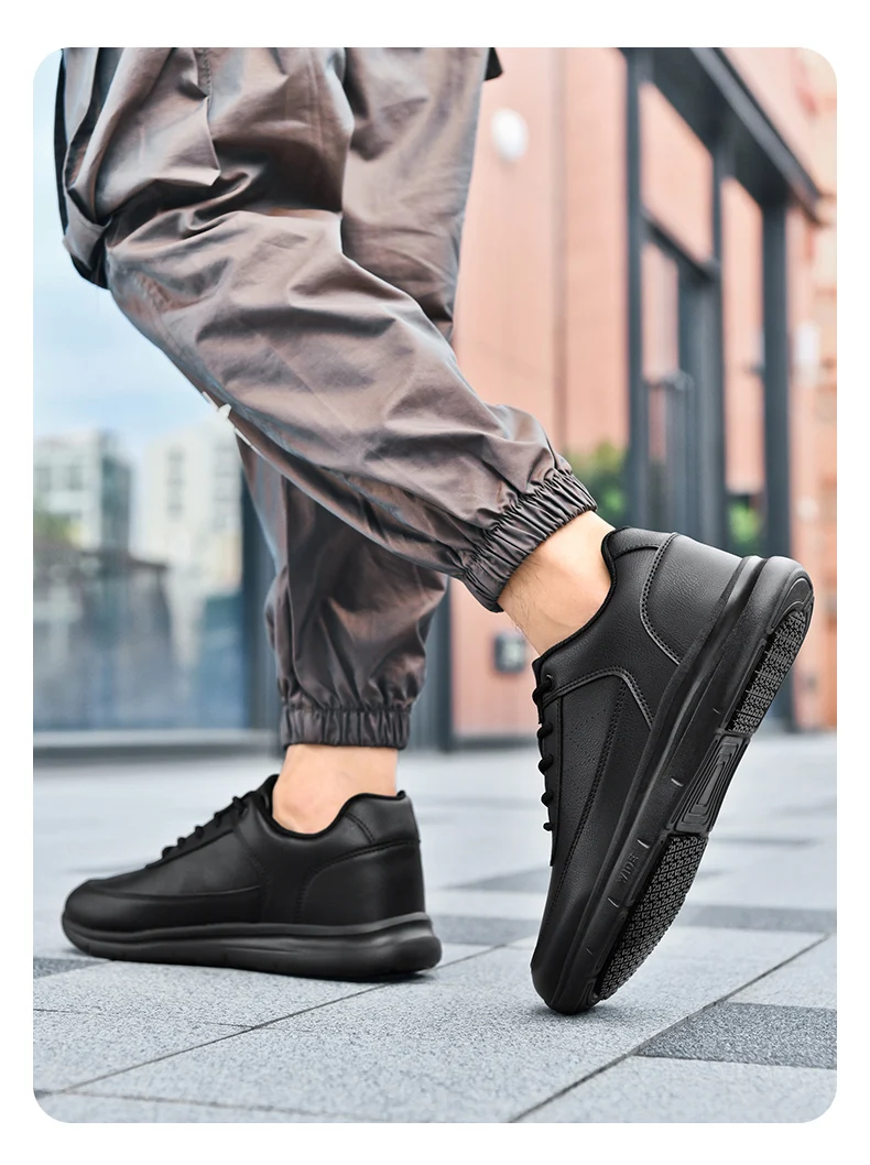 Chef Shoes Four Season New Non-Slip Oil-Proof Waterproof Kitchen Work Shoes Men's Fashion Casual Outdoor Breathable Sports Shoes