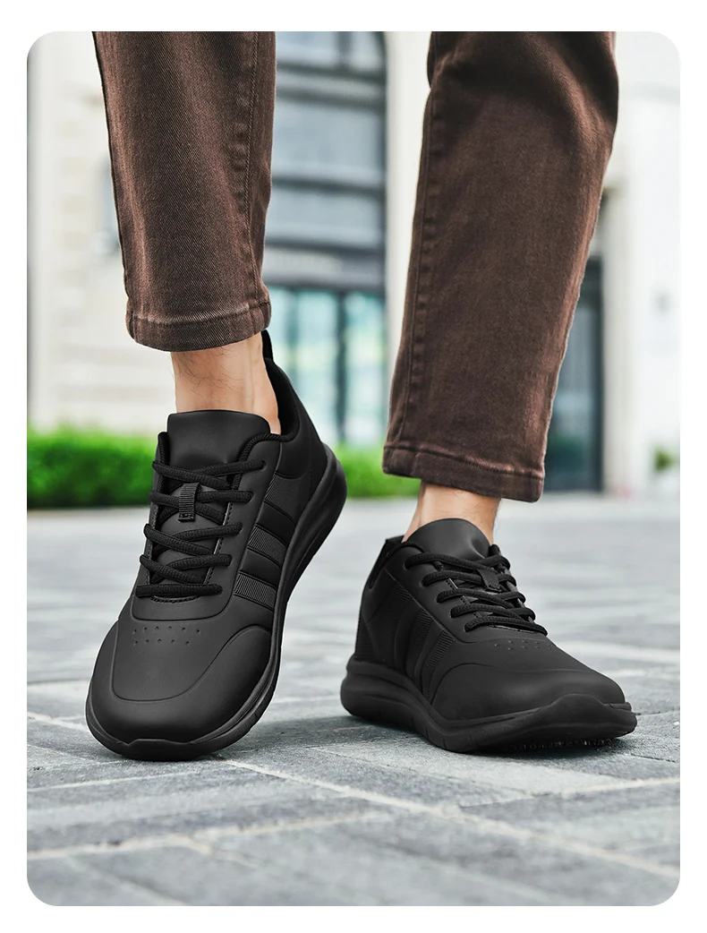 Chef Shoes Four Season New Non-Slip Oil-Proof Waterproof Kitchen Work Shoes Men's Fashion Casual Outdoor Breathable Sports Shoes