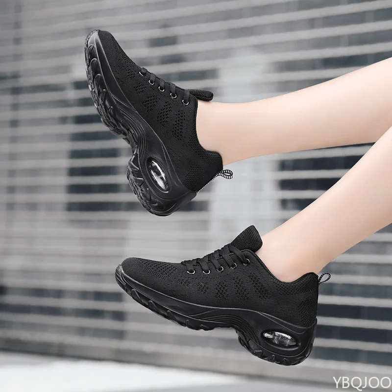 New Women's Fashion Shoes Casual Mesh Walking Flat Sneakers Women non slip Vulcanized Shoes Female Breathable Footwear Mujer
