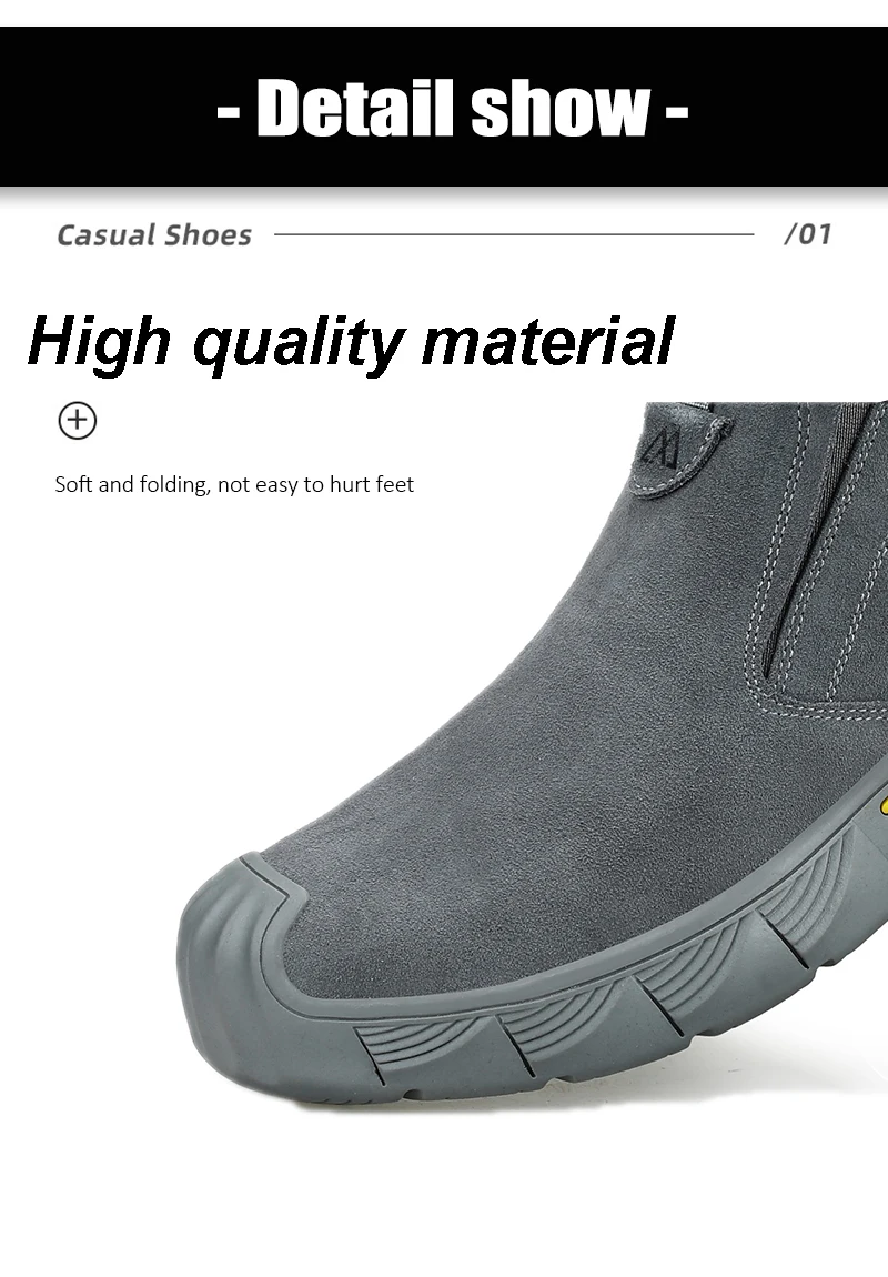 Electric Welder Safety Boots Men Anti Smashing Anti Piercing Work Protection Shoes Steel Toe Anti Scalding Safety Shoes Man