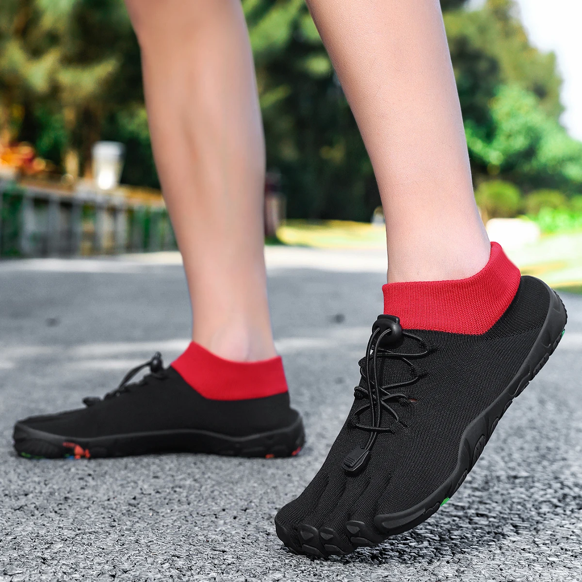2026 New Men FiveFingers Casual Sneakers Unisex Split Toe Shoe Men Outdoor Off-road Shoes Couple Five Toe Running Shoes