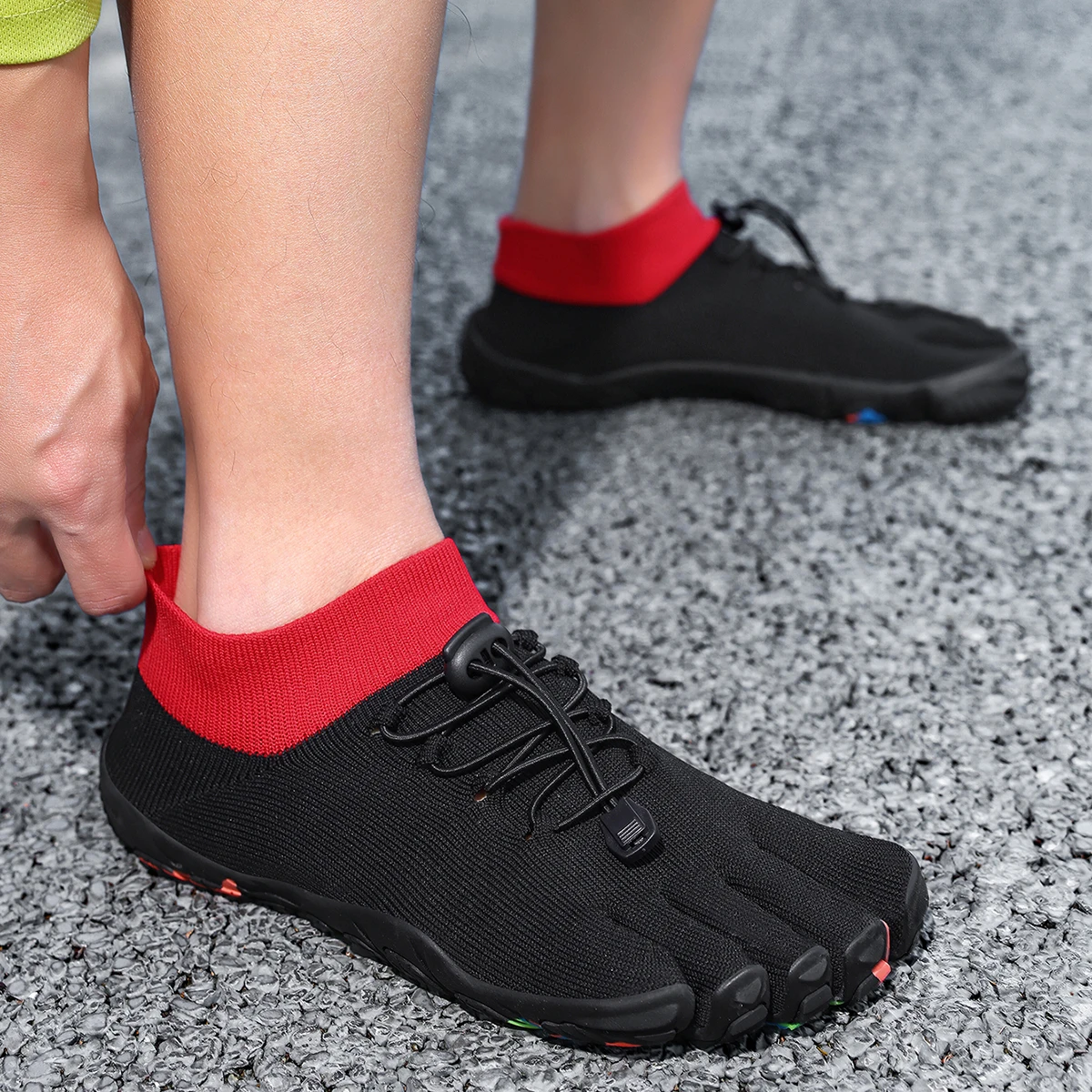 2026 New Men FiveFingers Casual Sneakers Unisex Split Toe Shoe Men Outdoor Off-road Shoes Couple Five Toe Running Shoes