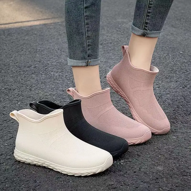 2026 Men's /women's Fashionable College Rain Boots and Rubber Shoes, Outdoor Travel Rainy Day Unisex Overshoes Foot Protectors