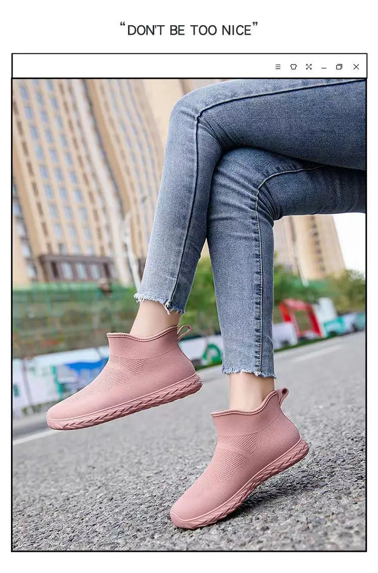 2026 Men's /women's Fashionable College Rain Boots and Rubber Shoes, Outdoor Travel Rainy Day Unisex Overshoes Foot Protectors