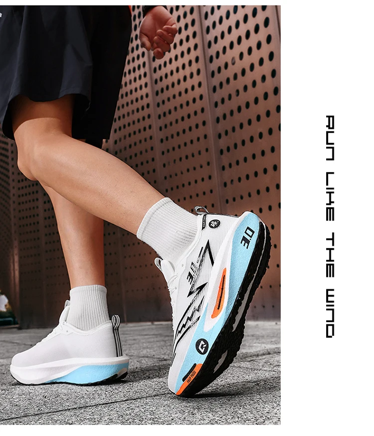 Men Running Shoes Carbon Board Marathon Speciality Sports Breathable Lightweight Women's Comfortable Athletic Sneakers