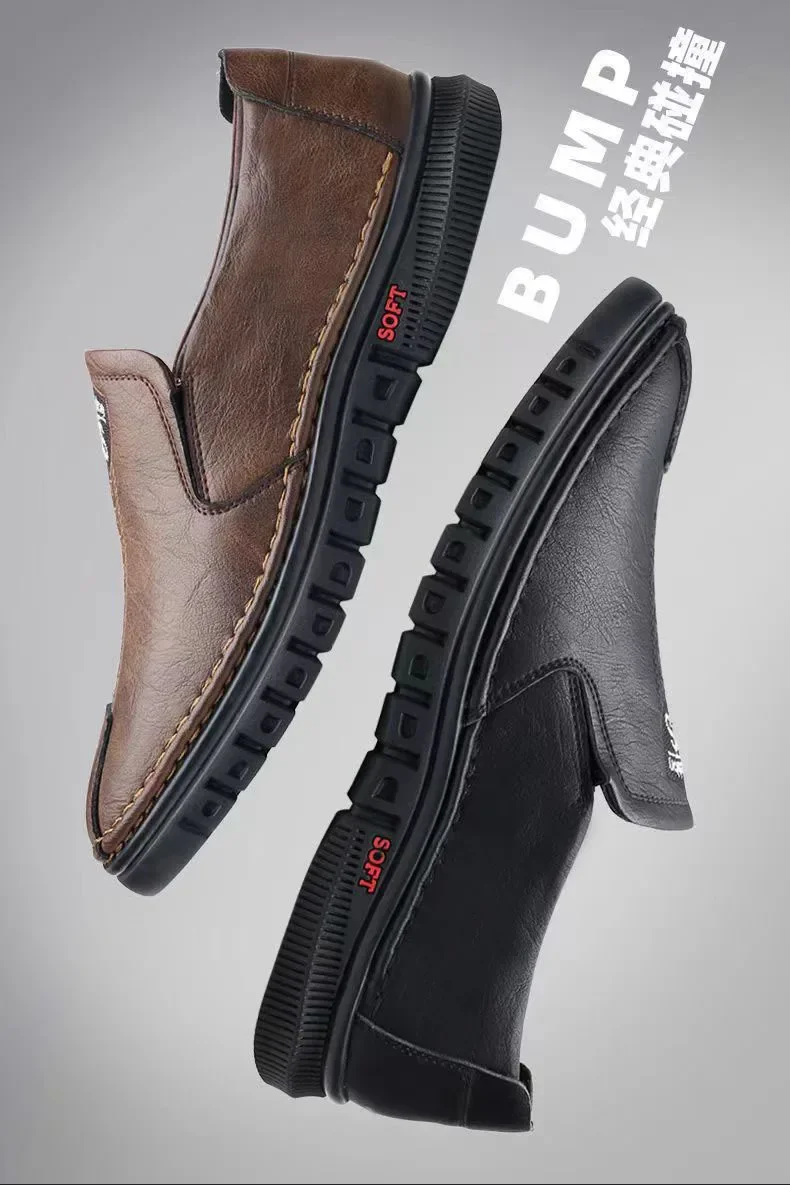 2026 PU Leather Men's Loafers Luxury Men Casual Shoes New Fashion Driving Shoes Breathable Slip on Men Moccasins Plus Size 39~44
