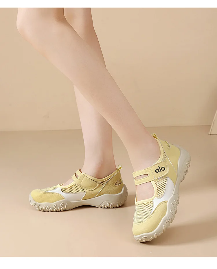 Woman's Casual Flats Shoes Round Toe Large size ladies shoes Retro French Mary Jane Dress Flat New Summer Solid Comfortable shoe
