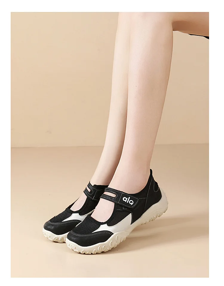 Woman's Casual Flats Shoes Round Toe Large size ladies shoes Retro French Mary Jane Dress Flat New Summer Solid Comfortable shoe