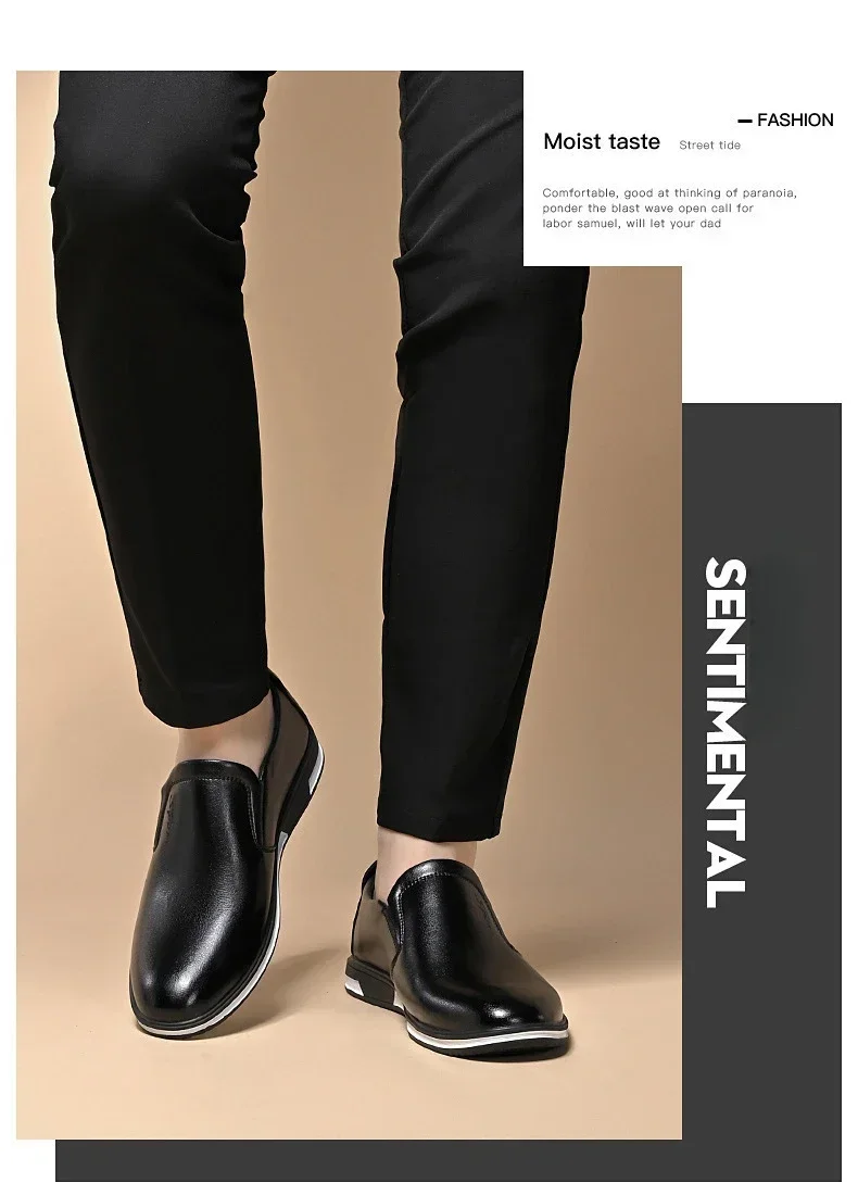 Leather Shoes for Men Designer Loafers High Quality Adult Moccasins Men Driving Shoes Male Footwear Men's Formal Shoes
