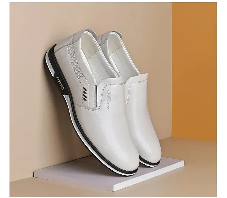 Leather Shoes for Men Designer Loafers High Quality Adult Moccasins Men Driving Shoes Male Footwear Men's Formal Shoes