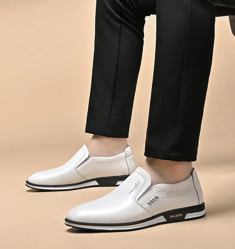 Leather Shoes for Men Designer Loafers High Quality Adult Moccasins Men Driving Shoes Male Footwear Men's Formal Shoes