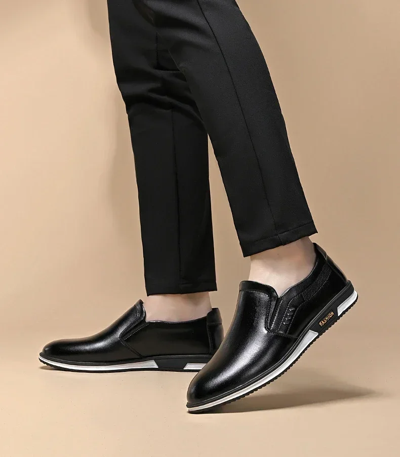 Leather Shoes for Men Designer Loafers High Quality Adult Moccasins Men Driving Shoes Male Footwear Men's Formal Shoes