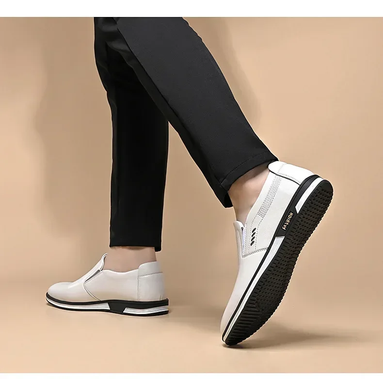 Leather Shoes for Men Designer Loafers High Quality Adult Moccasins Men Driving Shoes Male Footwear Men's Formal Shoes