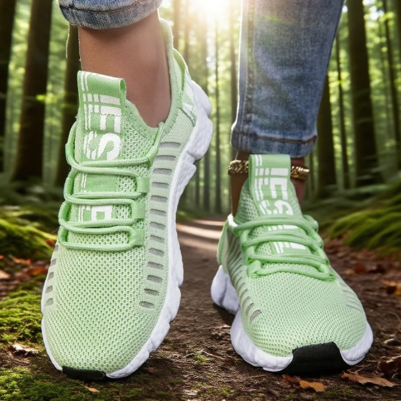 Soft Soled Women's Running Shoes Lightweightogging Sneakers Hot Selling Breathable Anti Slip Fast Drying Fitness Tennis Shoes