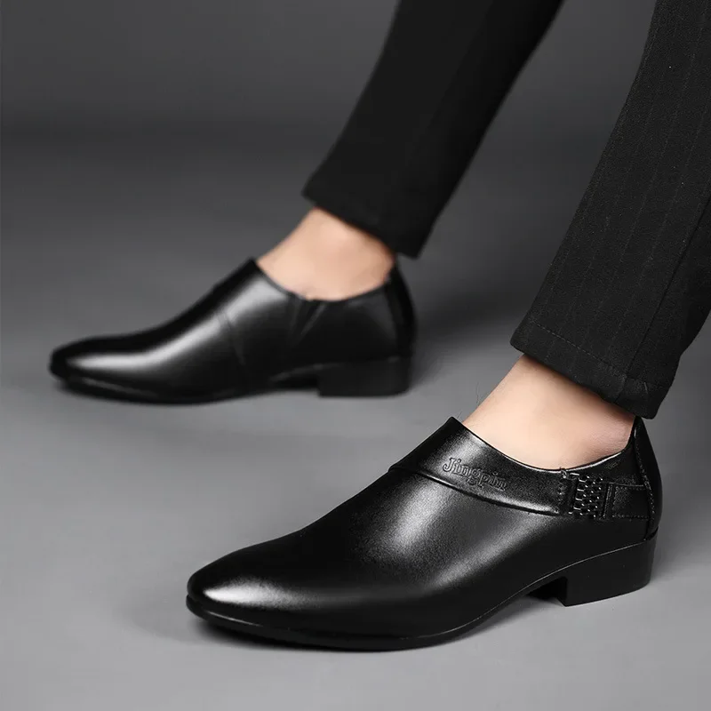 Oxfords Leather Shoes for Men Luxury Big Size 38-50 Men Dress Shoes Business Party Wedding Office Work Shoe 2025 New Men Loafers