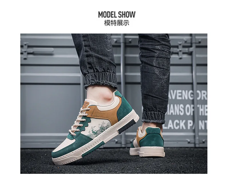 autumn new men casual shoes Outdoor Breathable Flat Shoes Fashion LaceUp Sneakers Men Comfort Trendy Sports Shoes Zapatillas