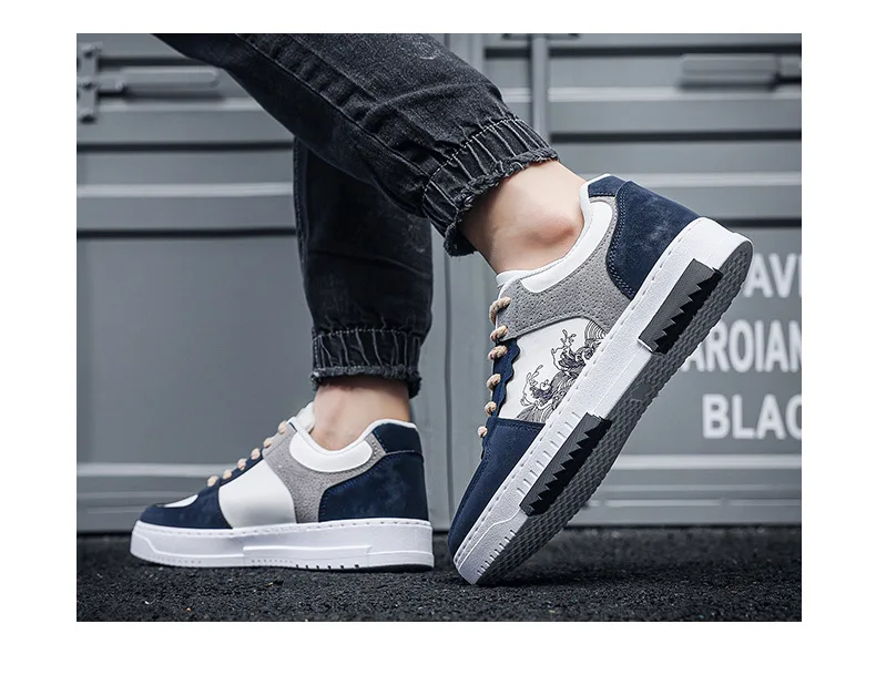 autumn new men casual shoes Outdoor Breathable Flat Shoes Fashion LaceUp Sneakers Men Comfort Trendy Sports Shoes Zapatillas