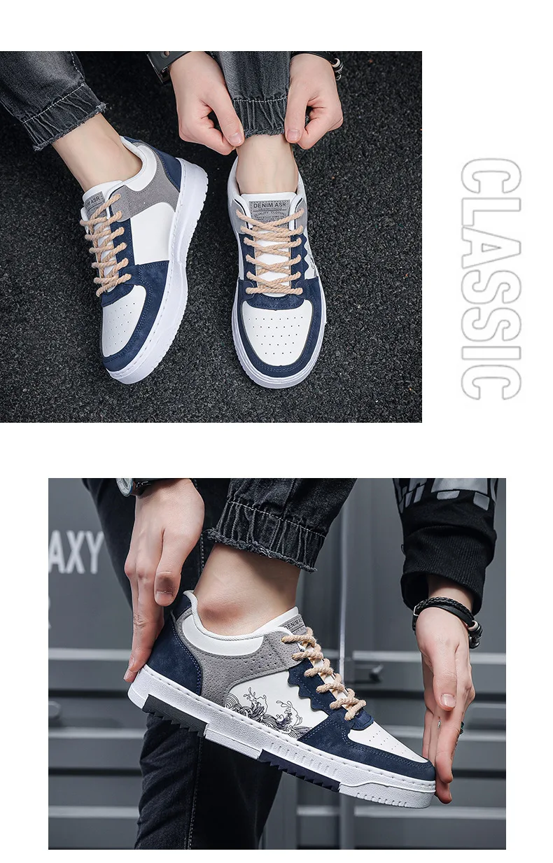 autumn new men casual shoes Outdoor Breathable Flat Shoes Fashion LaceUp Sneakers Men Comfort Trendy Sports Shoes Zapatillas