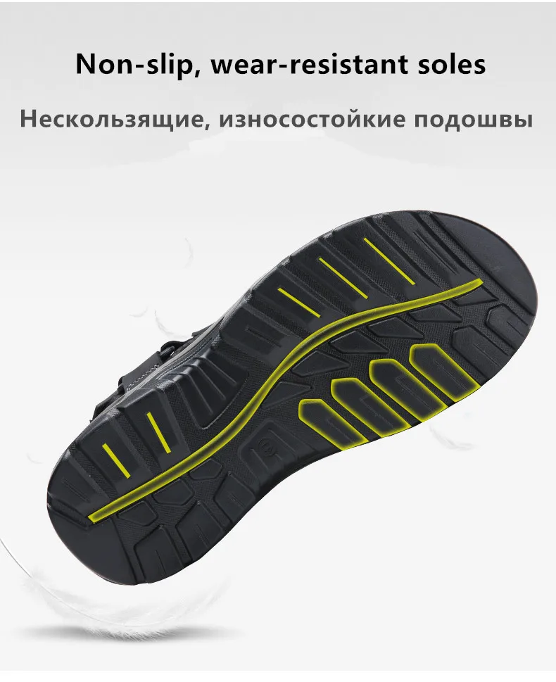 Fashion Men's Sandals Summer Soft Beach Flip Flop Comfortable Genuine Leather Sandals Outdoor Men Roman Sandals Size 46
