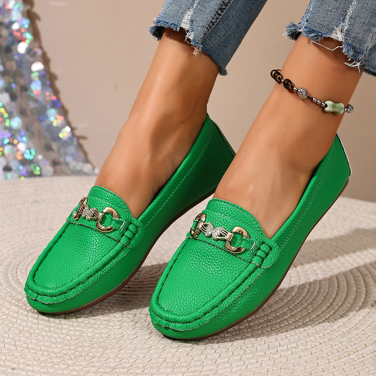 *Spring Autumn New Round Toe Comfortable Sports/Leisure Shoes Fashionable Hot Selling Sexy Flat Bottomed Work Shoes for Women