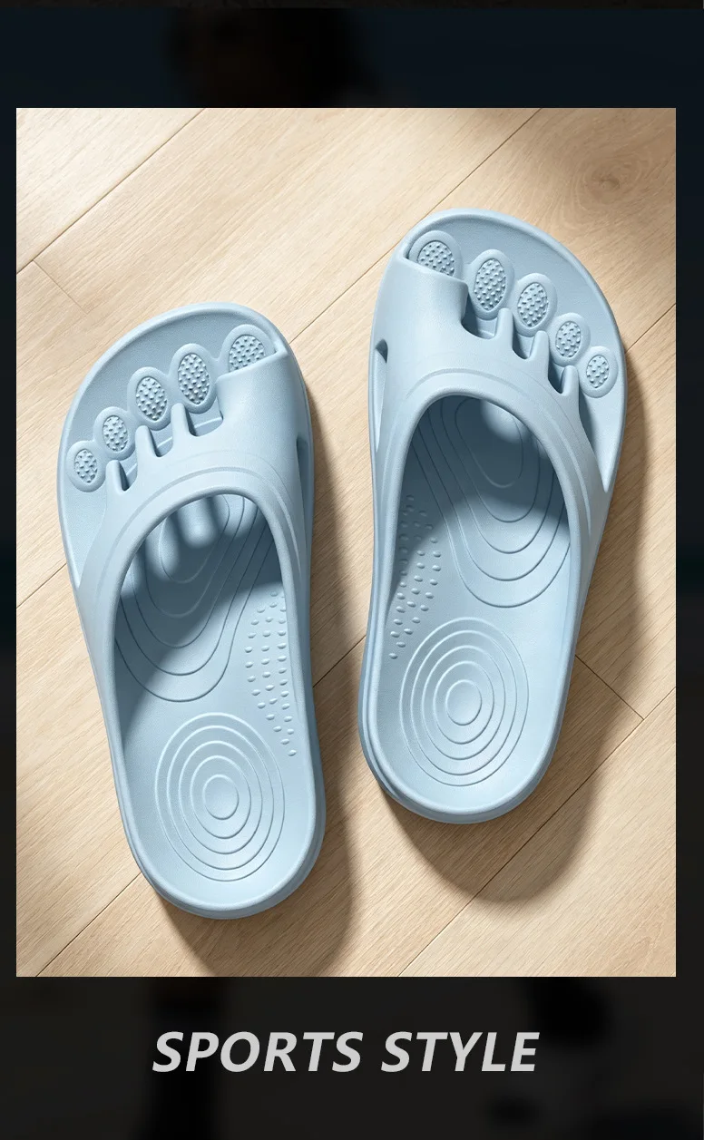 Claw drag five-finger slippers women's summer 2026 new hallux valgus toe separation arch support non-slip sandals