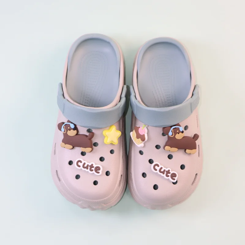 Clogs Platform Slippers Women Home Flat Cute Designer Woman Shoes House Summer Sandals Casual Beach Fashion Footwear Indoor