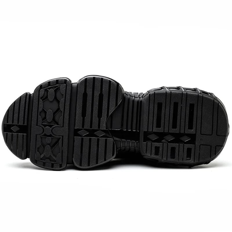Impact Resistant Multifunctional Shoes, Foot Protection Mining Boots Construction Site Safety Shoes, Fashionable Men's Shoes,