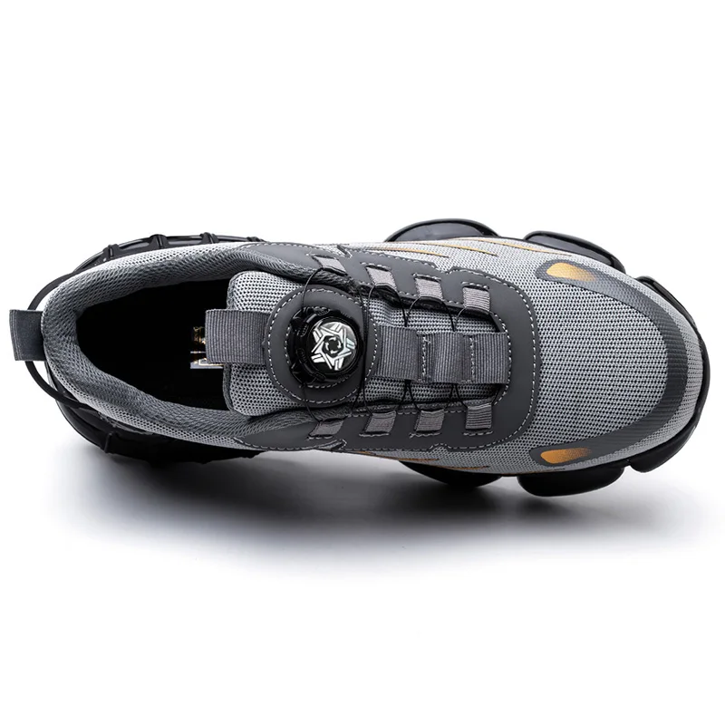 Impact Resistant Multifunctional Shoes, Foot Protection Mining Boots Construction Site Safety Shoes, Fashionable Men's Shoes,
