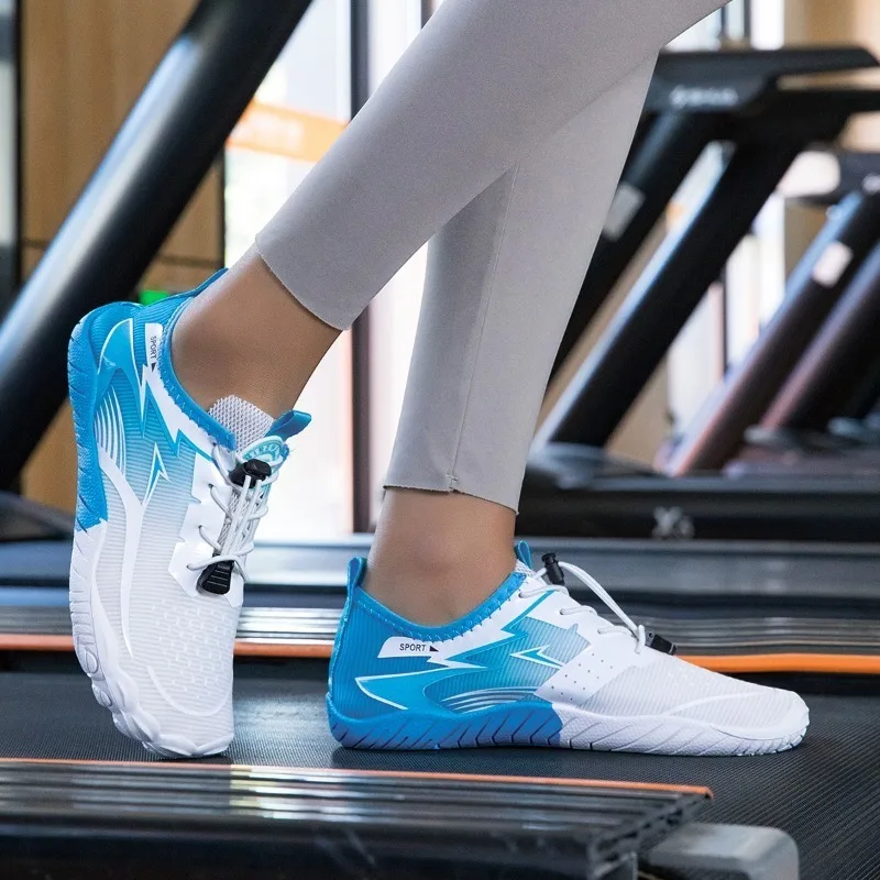 Unisex Quick Dry Water Shoes Men Women Colorful Beach Swimming Surfing Seaside Aqua Shoes Couple Barefoot Upstream Sneakers