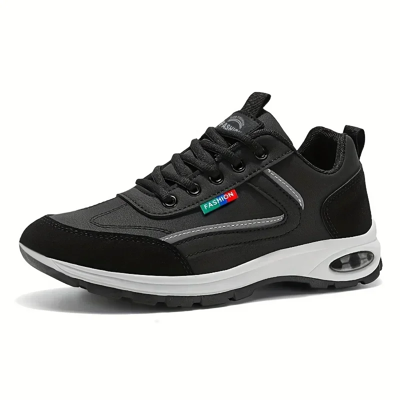 Men's Trendy Sports Shoes Lightweight Breathable Modern Non Slip Shoes Suede Detailing Outdoor Stylish Daily Wear Men Sneakers