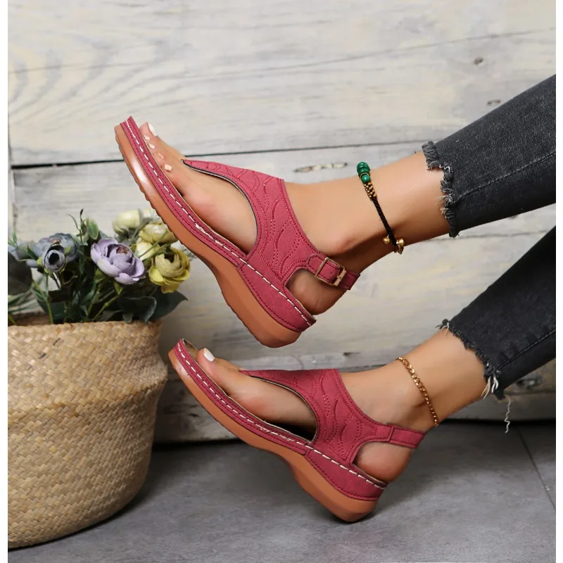 Women Sandals Soft Bottom Summer Shoes for Women Wedge Heels Sandalias Mujer Beach Slippers Women Flip Flops Summer Sandals
