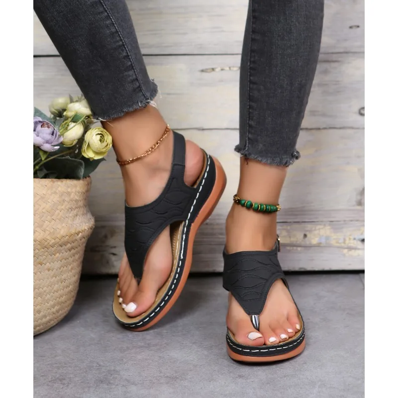 Women Sandals Soft Bottom Summer Shoes for Women Wedge Heels Sandalias Mujer Beach Slippers Women Flip Flops Summer Sandals