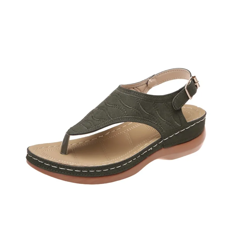 Women Sandals Soft Bottom Summer Shoes for Women Wedge Heels Sandalias Mujer Beach Slippers Women Flip Flops Summer Sandals