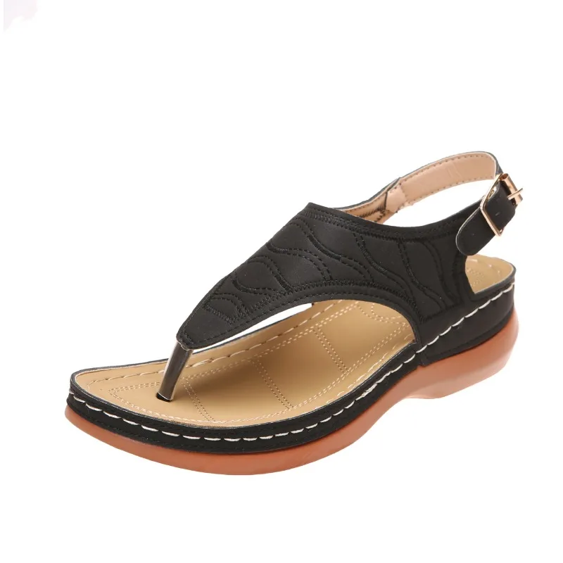 Women Sandals Soft Bottom Summer Shoes for Women Wedge Heels Sandalias Mujer Beach Slippers Women Flip Flops Summer Sandals