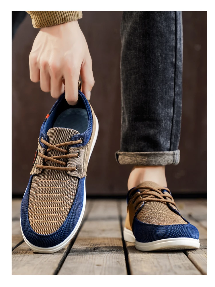 2025 New Fashionable Trendy Men's Shoes Casual Sports Shoes Comfortable and Versatile Knitted