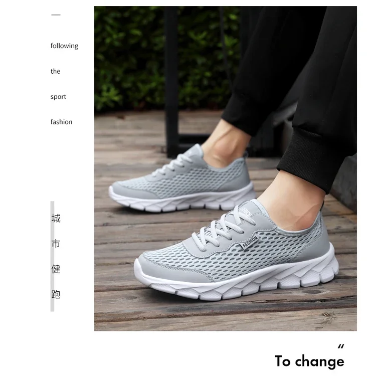 YRZL Tennis Shoes for Men Lightweight Sneakers High Quality Breathable Outdoor Athletic Jogging Sport Running Walking Man Shoes