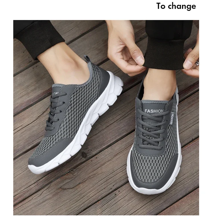 YRZL Tennis Shoes for Men Lightweight Sneakers High Quality Breathable Outdoor Athletic Jogging Sport Running Walking Man Shoes