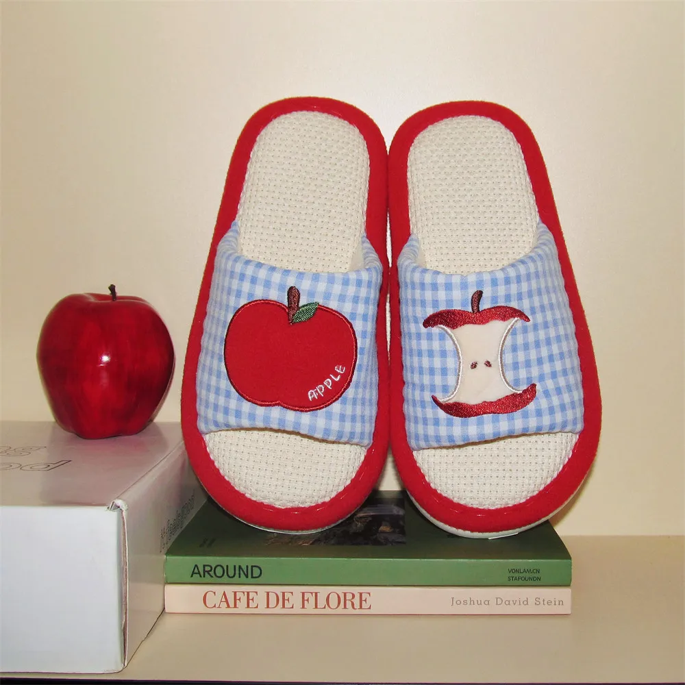Women Men House Fur Slippers Casual Cute Lovely Animals Pattern Design All Season Indoor Non-slip Warm Soft Soles Comfy Home New