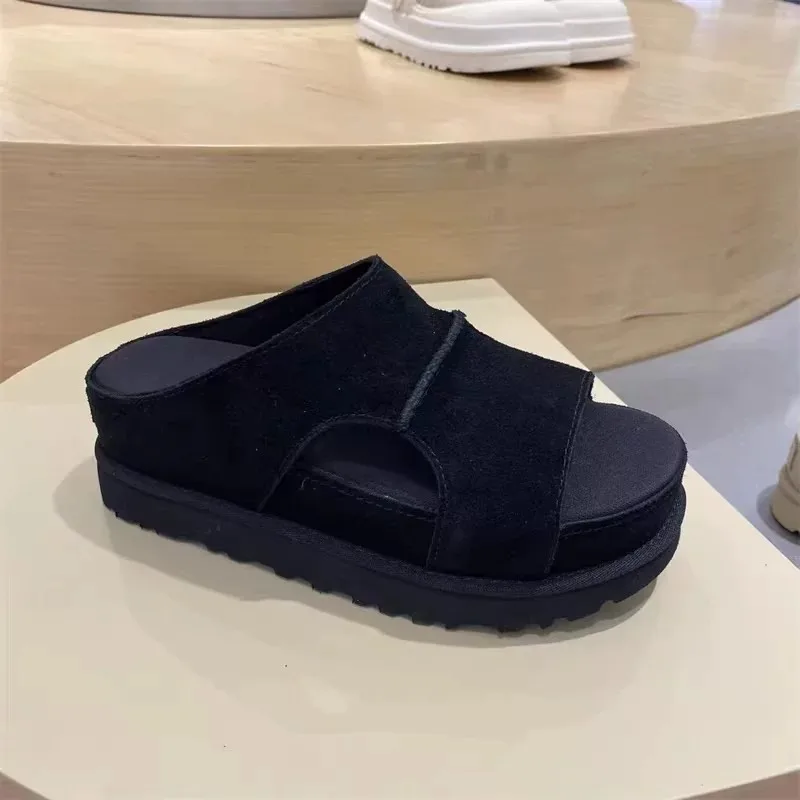 Retro Platform Roman Sandals Women's Summer Wear 2026 New Heightened Beach Slippers