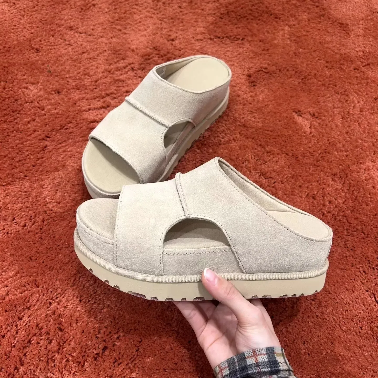 Retro Platform Roman Sandals Women's Summer Wear 2026 New Heightened Beach Slippers