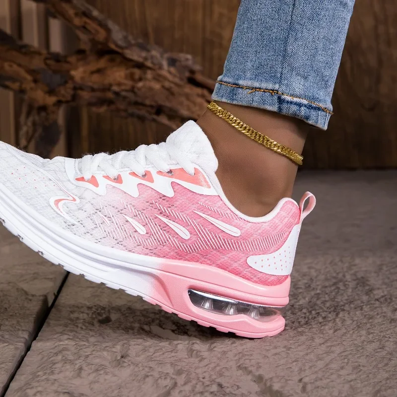 NKLSA Women Sneakers Shoes Breathable Lightweight Running Shoes Non Slip Wear Resistant Comfortable Women's  Walking Shoes
