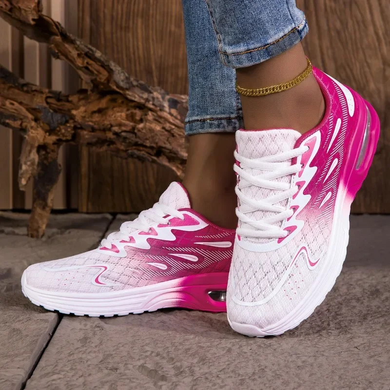 NKLSA Women Sneakers Shoes Breathable Lightweight Running Shoes Non Slip Wear Resistant Comfortable Women's  Walking Shoes