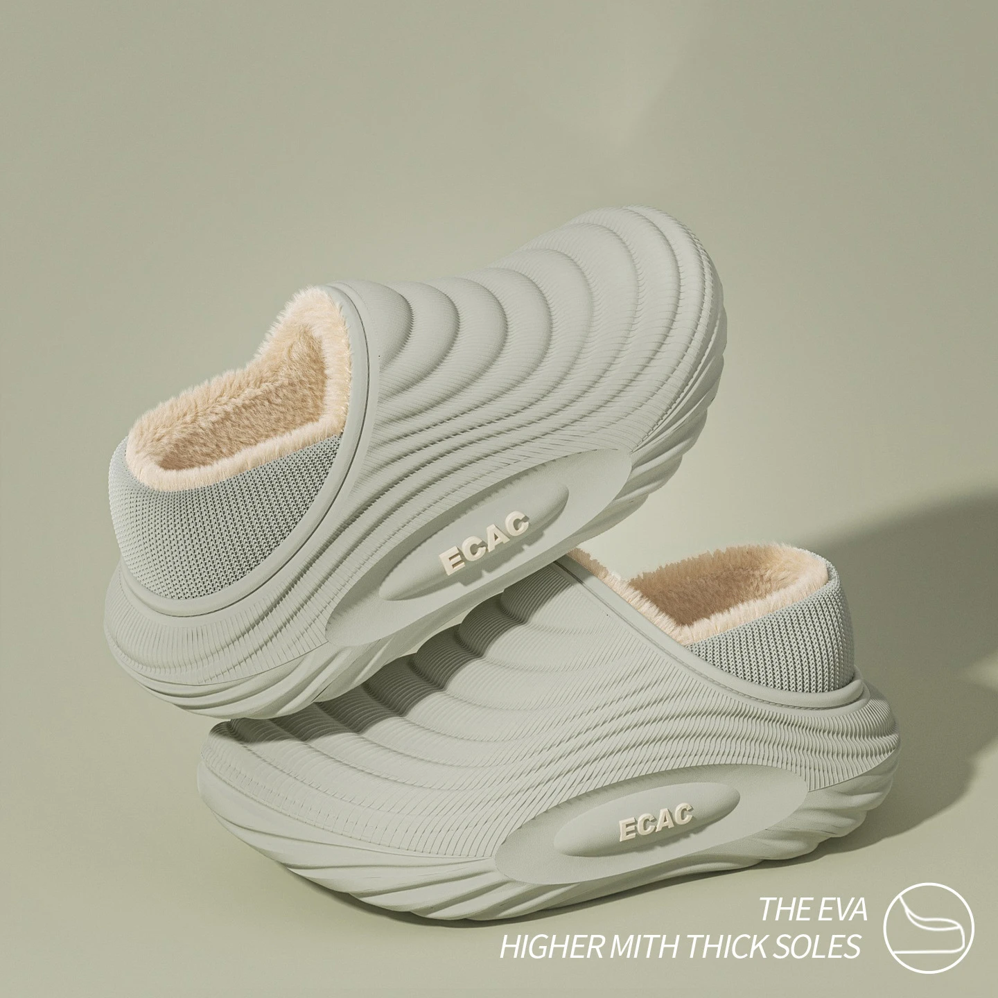 Baotou Waterproof Cotton Slippers, Home Cotton Shoes, Winter Warm and Non Slip Couple Cotton Slippers