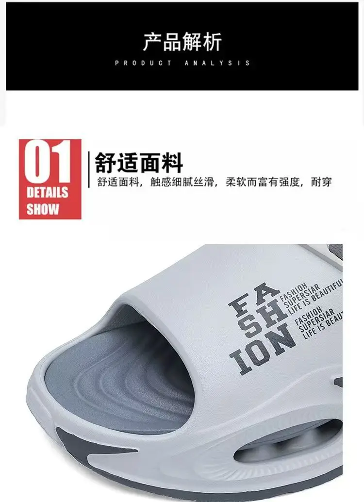 Light luxury and soft men's sandals 2026 new thick-soled anti-skid outdoor driving two wear beach shoes
