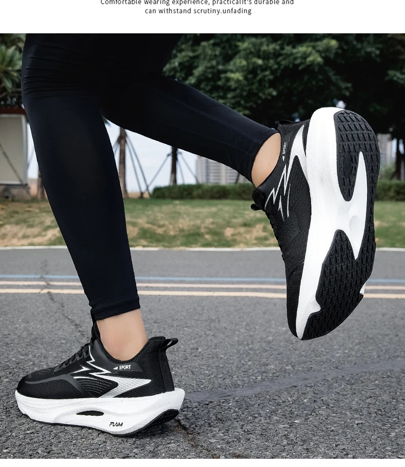 Marathon Running Shoes Men Casual Carbon Board Sports Breathable Lightweight Women's Comfortable Athletic Antiship Sneakers New