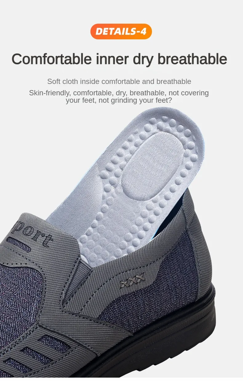 Men's Casual Sneakers Summer Breathable Mesh Lightweight Durable Affordable Free Shipping Shoes