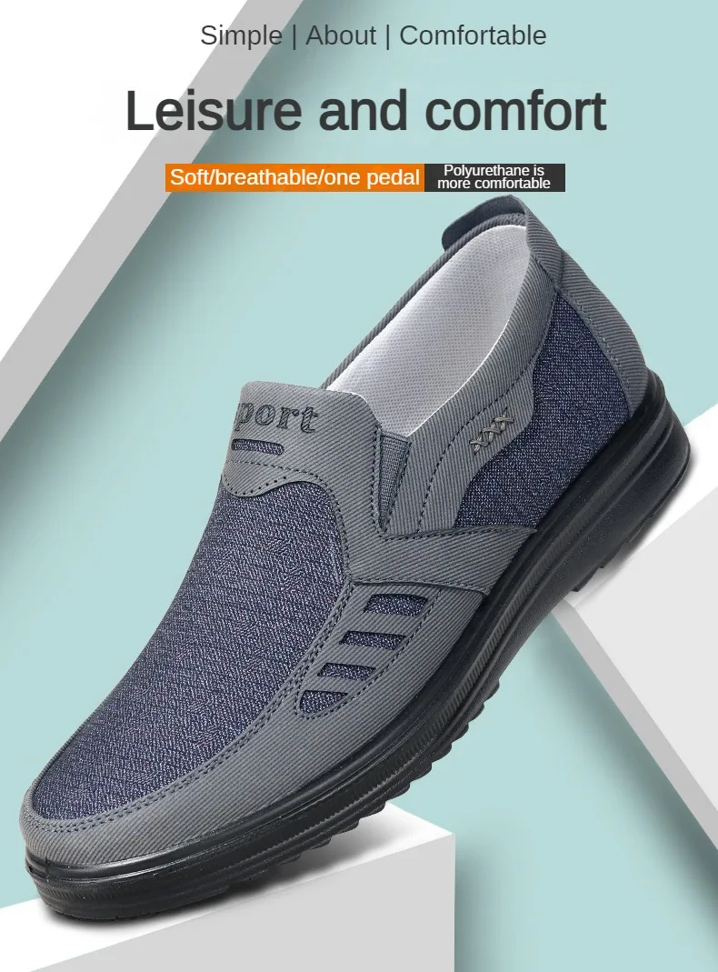 Men's Casual Sneakers Summer Breathable Mesh Lightweight Durable Affordable Free Shipping Shoes