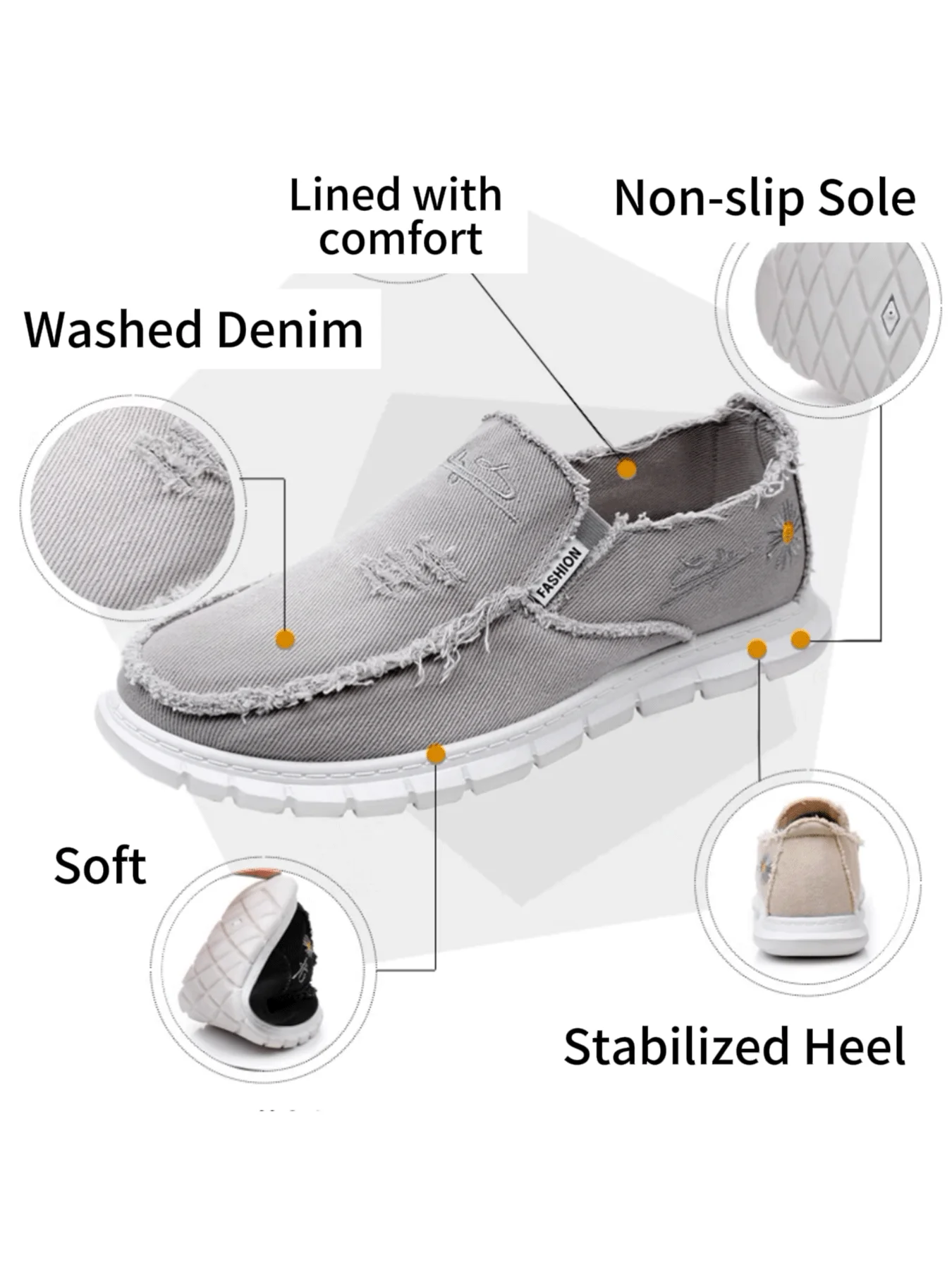 Loafers, Lightweight, Anti-Slip, Walking, Casual and Breathable Couple Shoes, Men's and Women's Outdoor Shoes. Shipping Included