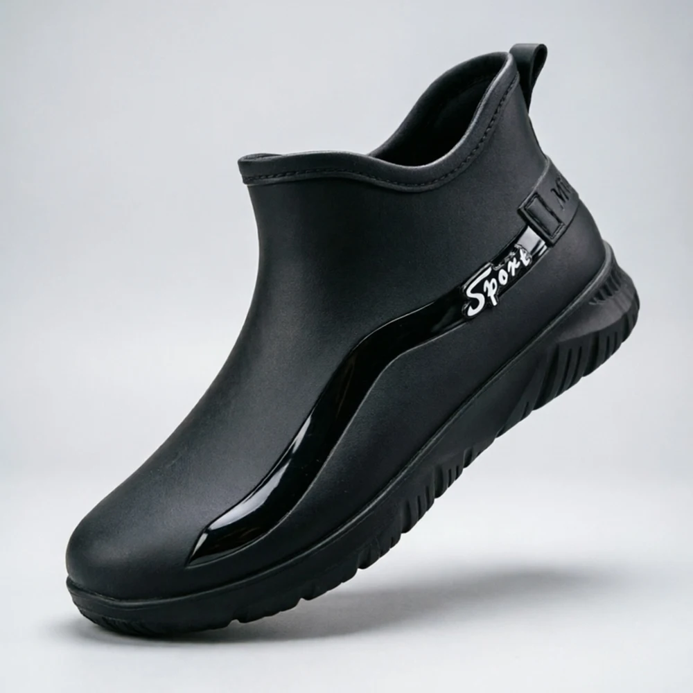 Men's Fashionable Anti-Slip Rain Shoes