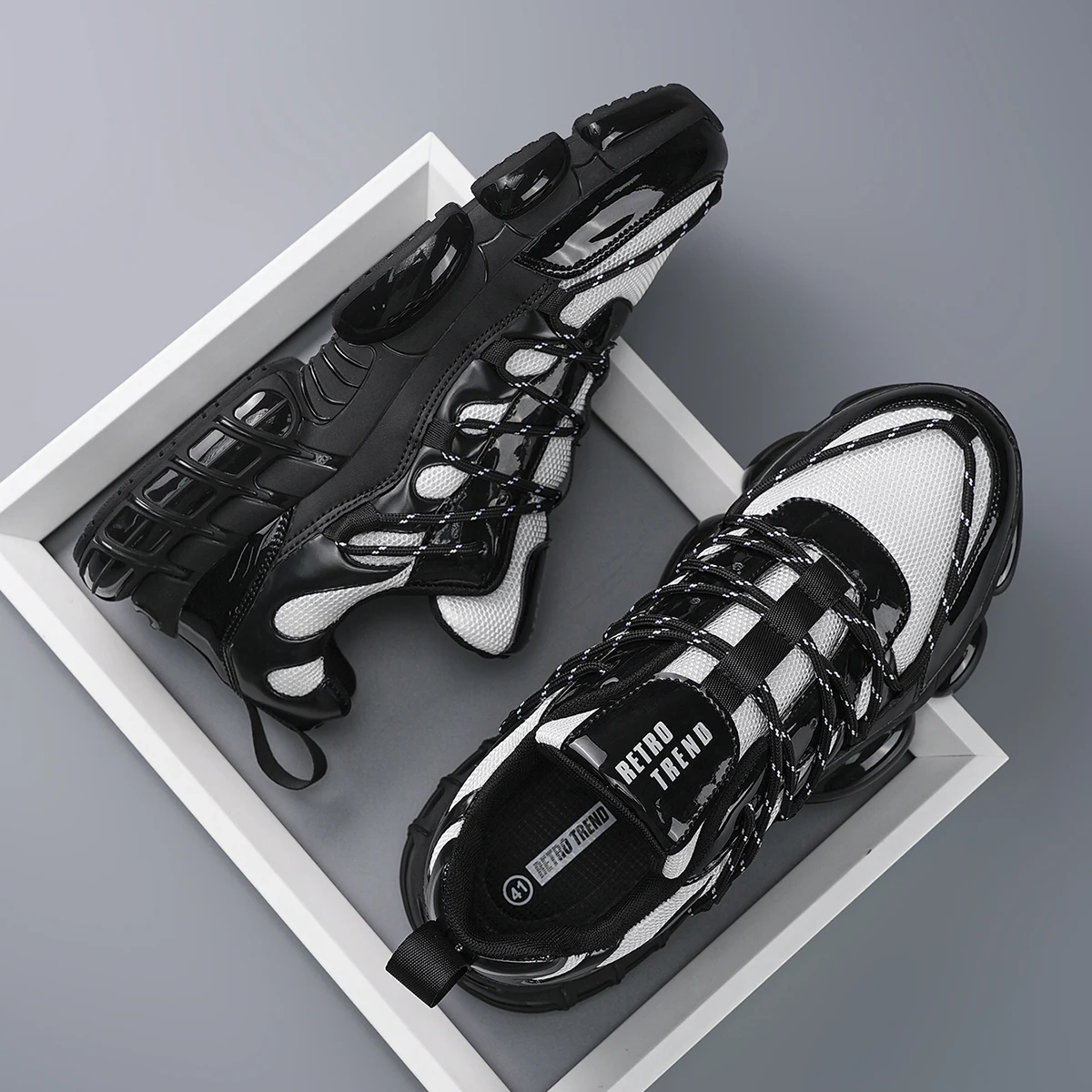 Men's Large Size Sports Shoes Outdoor Hiking Running Comfortable Casual Versatile Fashionable Training Shoes for Couples